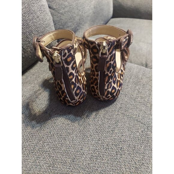 Ann Taylor Ivette Hcalf Mary Jane Flat M Size 6.5 Multi Brown Summer Sandals - Picture 4 of 7